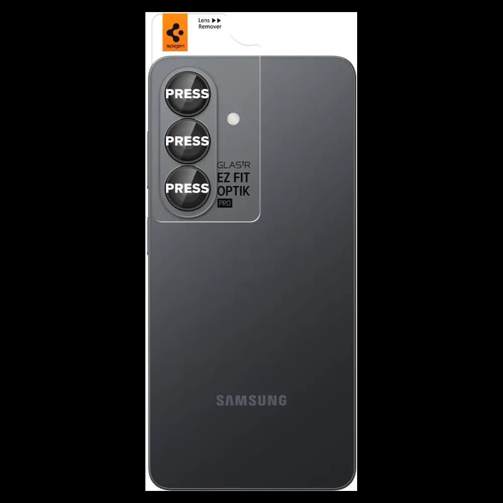 Spigen Optik Pro HD Glas.tr ez Fit Camera Protector Samsung Galaxy S26+ Plus Black [2 PACK] - 2