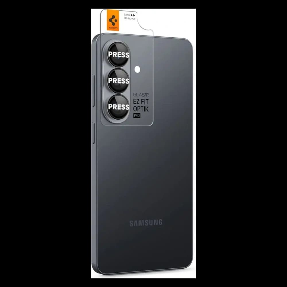 Spigen Optik Pro HD Glas.tr ez Fit Camera Protector Samsung Galaxy S26+ Plus Black [2 PACK] - 7