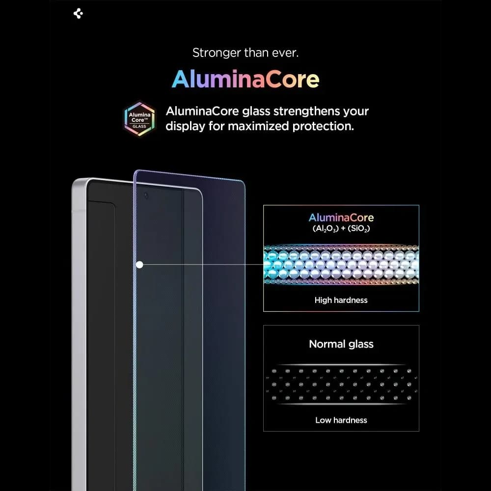 Spigen Glas.tr EZ Fit Pro AluminaCore HD Samsung Galaxy S26 Clear - 9
