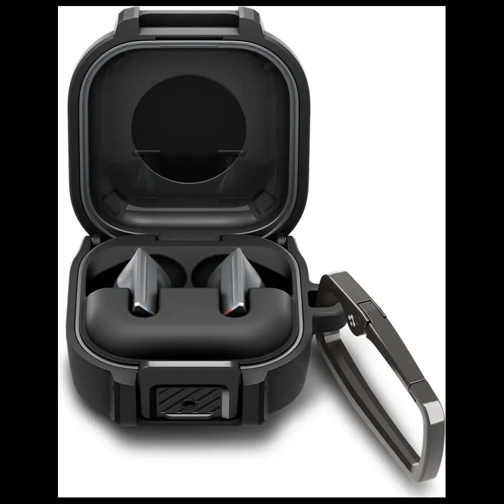 Spigen Lock Fit Samsung Galaxy Buds 4 / 4 Pro Matte Black - 3