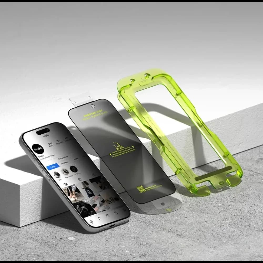 [CR] Ringke Easy Slide Apple iPhone 17 Pro Datenschutz [2 PACK] - 4