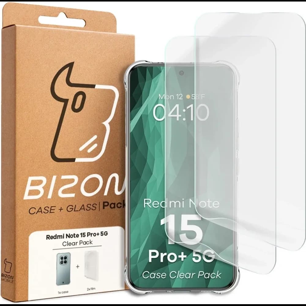 Bizon Case Clear Pack Xiaomi Redmi Note 15 Pro+ Plus 5G - 9