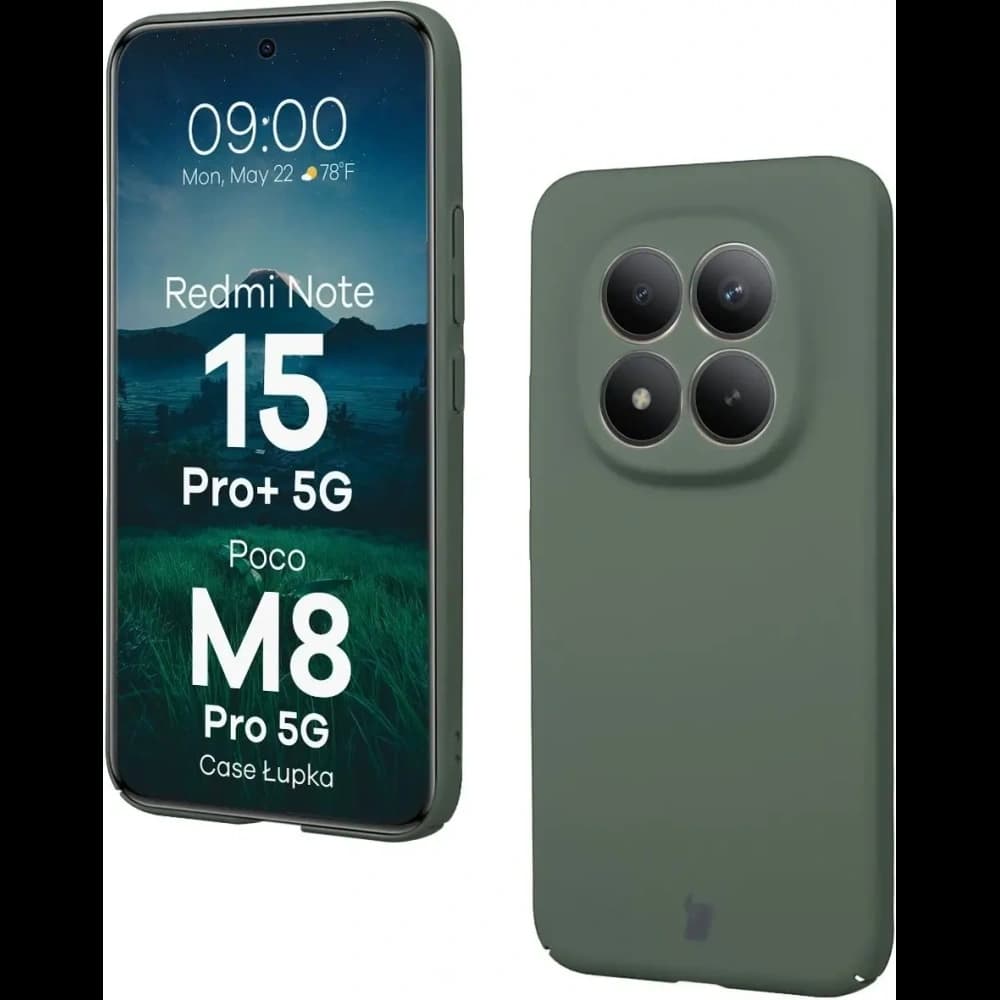 Bizon Case Lupka Xiaomi Redmi Note 15 Pro+ Plus 5G / POCO M8 Pro 5G green - 1