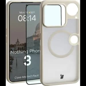 Bizon MatteO Magnetic Pack Nothing Phone (3), smoky beige