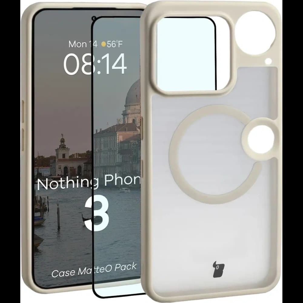 Bizon MatteO Magnetic Pack Nothing Phone (3), smoky beige - 1