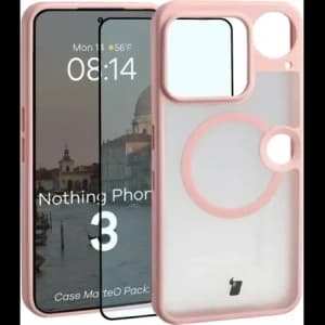 Bizon MatteO Magnetic Pack Nothing Phone (3), smoky light pink