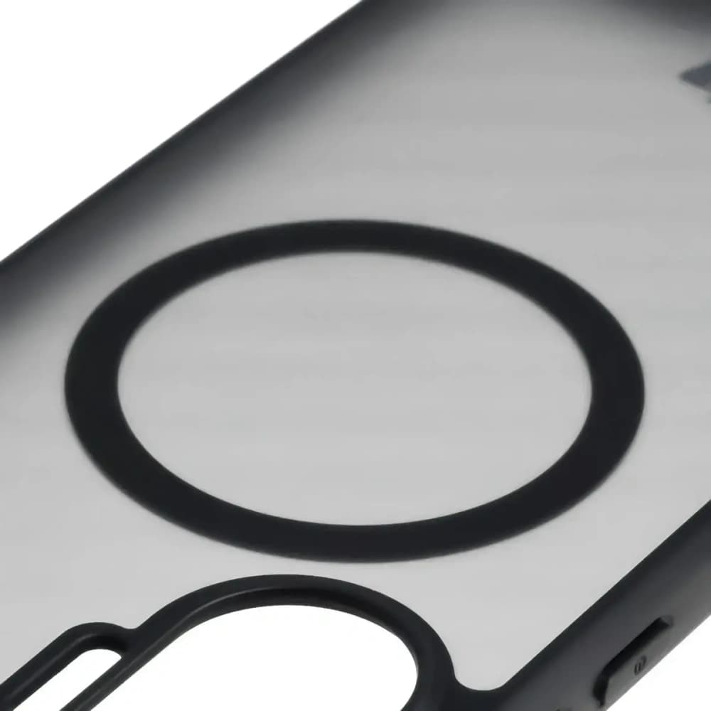 Etui z pierścieniem magnetycznym + szkło hartowane Bizon MatteO Pack do Xiaomi POCO F7, przydymione-czarne - 4