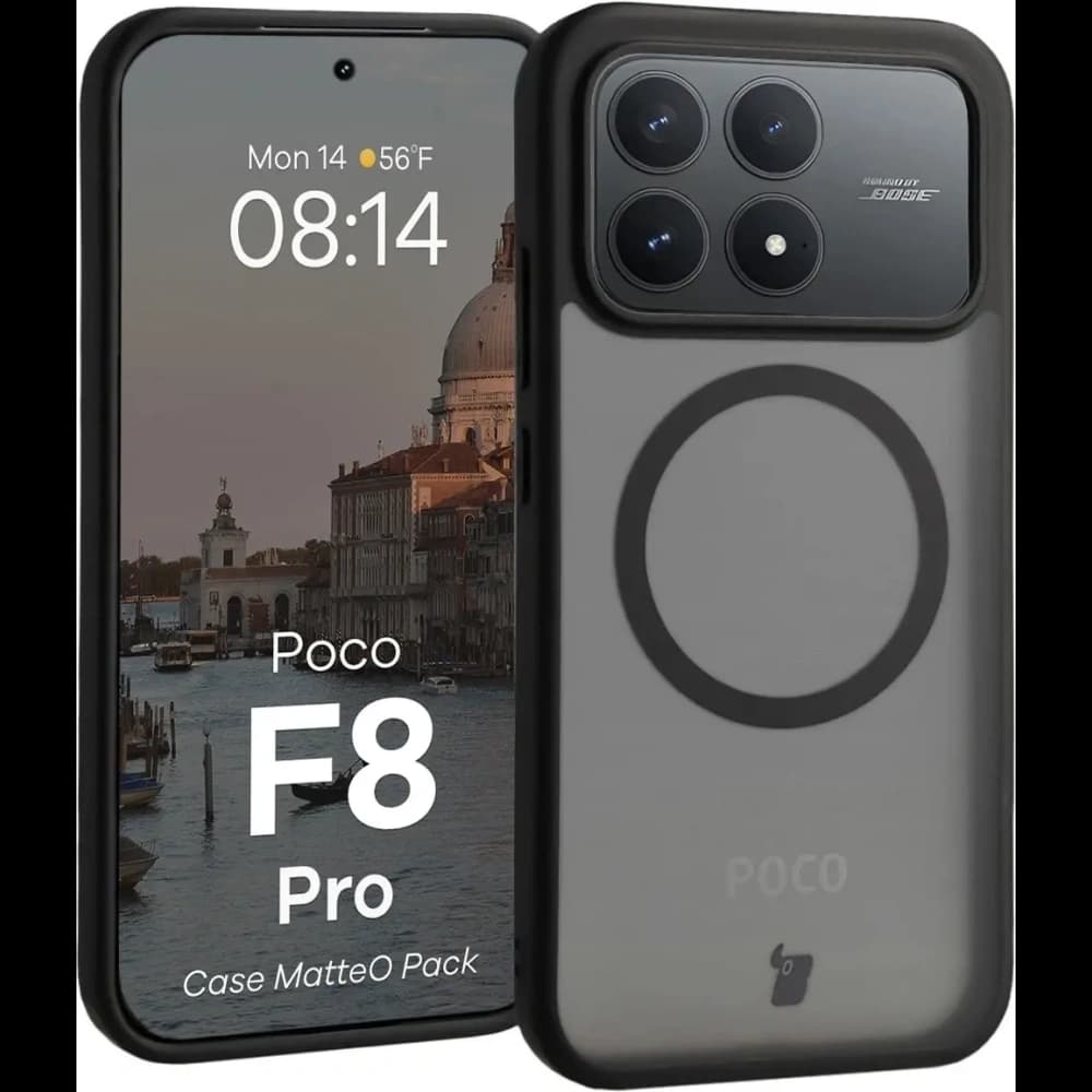 Bizon MatteO Magnetic Pack Xiaomi POCO F8 Pro, smoky black - 3