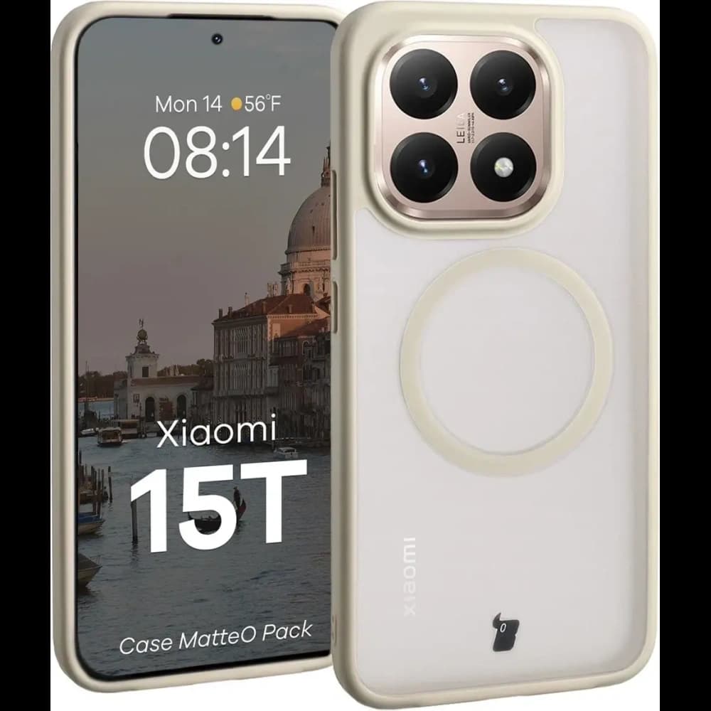 Bizon MatteO Magnetic Pack Xiaomi 15T, smoky beige - 3