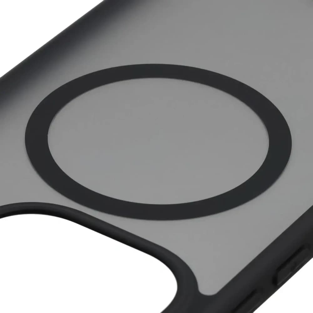 Etui z pierścieniem magnetycznym + szkło hartowane Bizon MatteO Pack do Xiaomi 15T, przydymione-czarne - 4