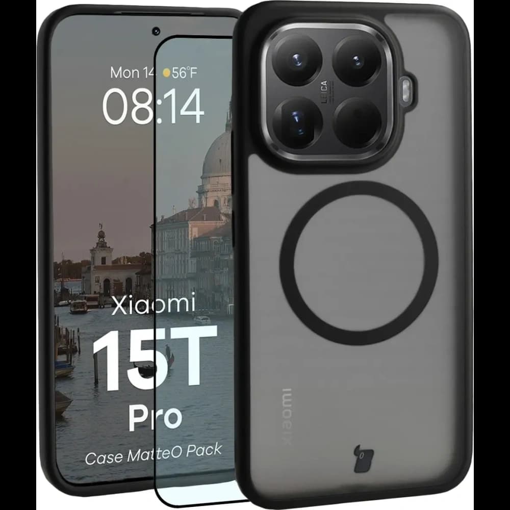 Bizon MatteO Magnetic Pack Xiaomi 15T Pro, smoky black - 1