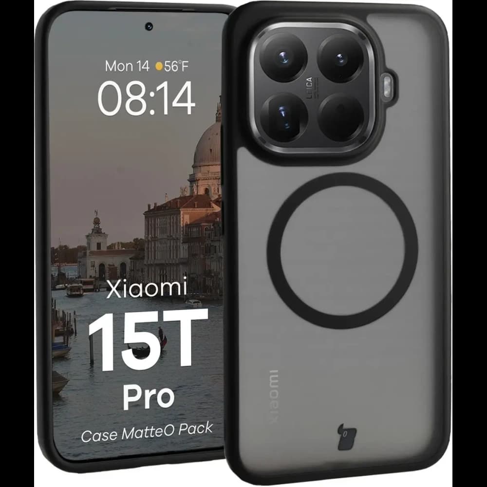 Bizon MatteO Magnetic Pack Xiaomi 15T Pro, smoky black - 3