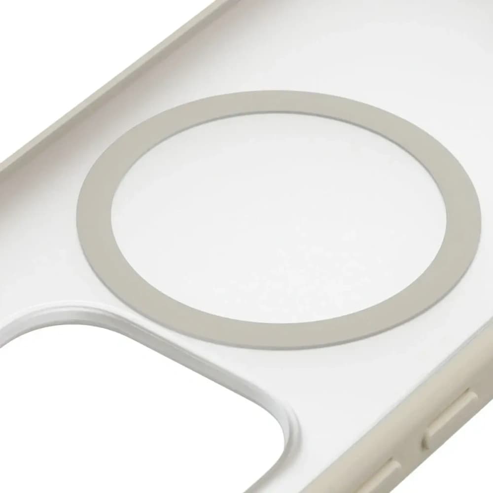 Etui z pierścieniem magnetycznym + szkło hartowane Bizon MatteO Pack do Xiaomi 17, przydymione-beżowe - 4