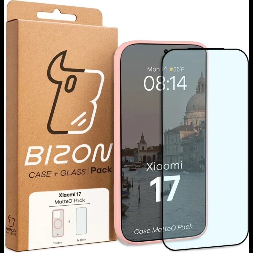 Bizon MatteO Magnetic Pack Xiaomi 17, smoky light pink - 9