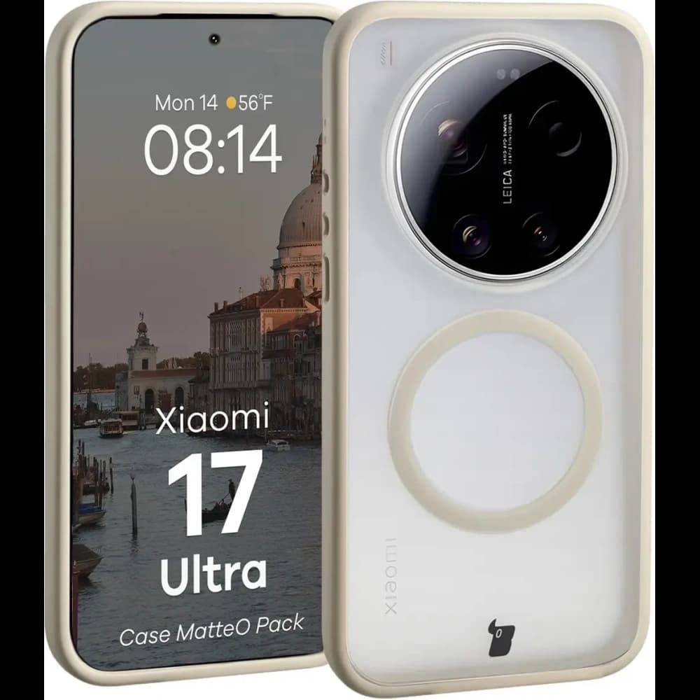 Bizon MatteO Magnetic Pack Xiaomi 17 Ultra, smoky beige - 3