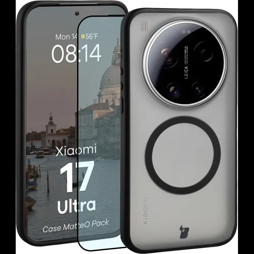 Bizon MatteO Magnetic Pack Xiaomi 17 Ultra, smoky black - 1