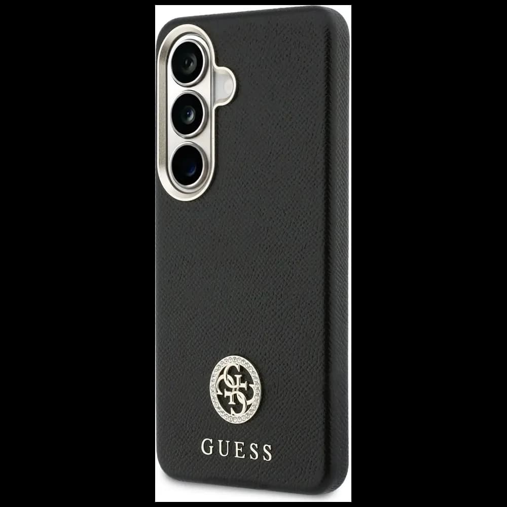 Guess Strass Rundes Logo MagSafe Samsung Galaxy S26+ Plus schwarz
 - 2
