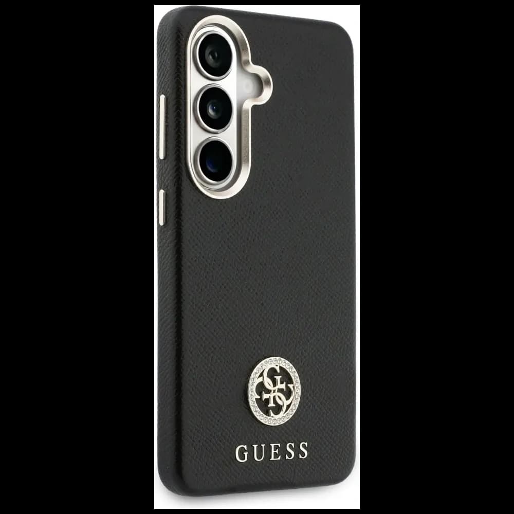 Guess Strass Rundes Logo MagSafe Samsung Galaxy S26+ Plus schwarz
 - 4