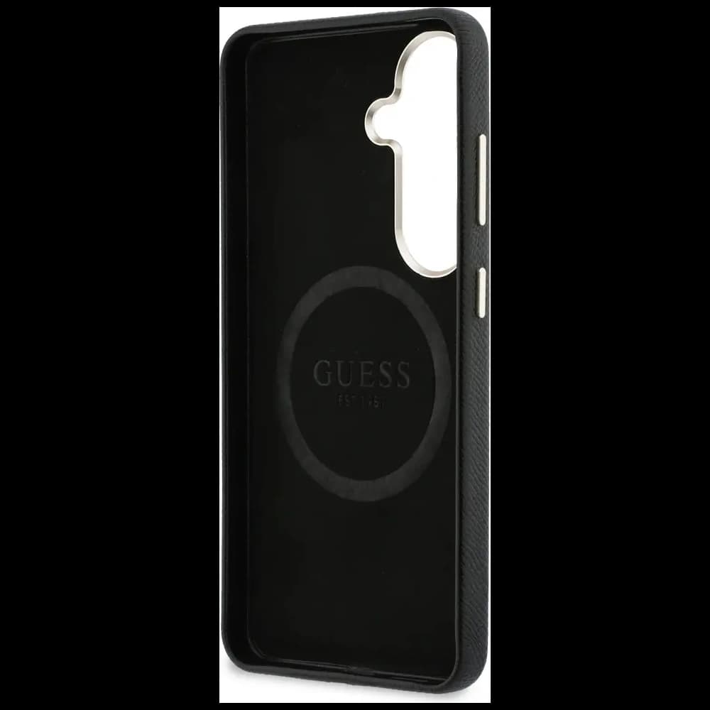 Guess Strass Rundes Logo MagSafe Samsung Galaxy S26+ Plus schwarz
 - 7