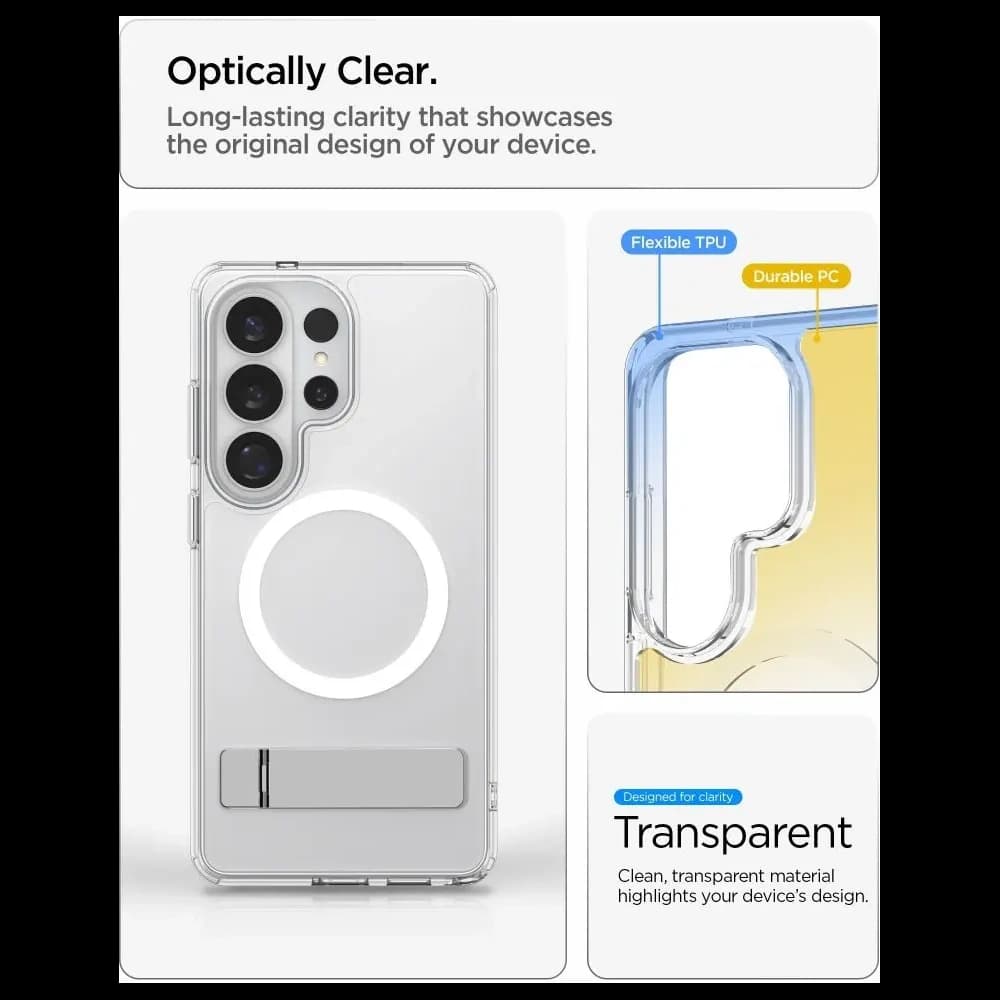 Spigen Ultra Hybrid S Mag MagSafe Samsung Galaxy S26 Ultra Clear/white - 9