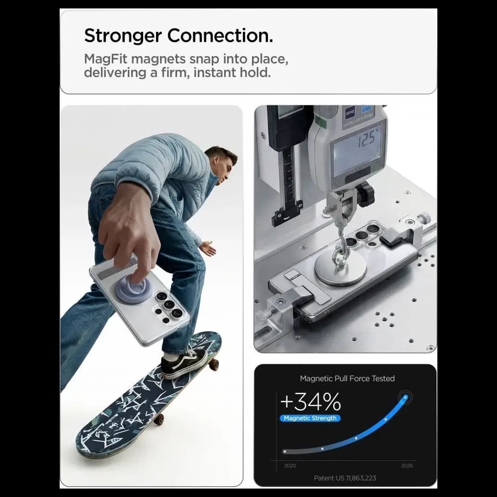 Spigen Ultra Hybrid S Mag MagSafe Samsung Galaxy S26 Ultra Clear/white - 10