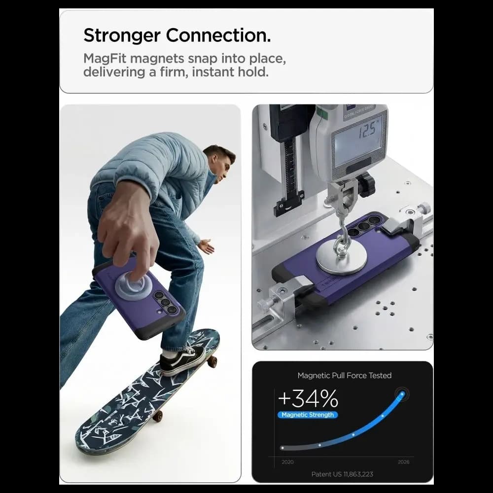 Spigen Tough Armor Mag MagSafe Samsung Galaxy S26+ Plus Asche Violett
 - 7