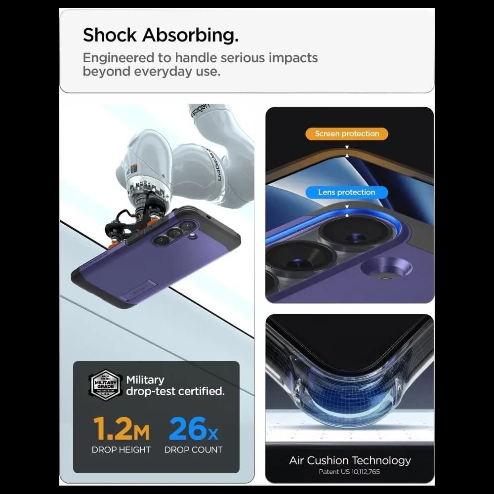 Spigen Tough Armor Mag MagSafe Samsung Galaxy S26+ Plus Asche Violett
 - 10