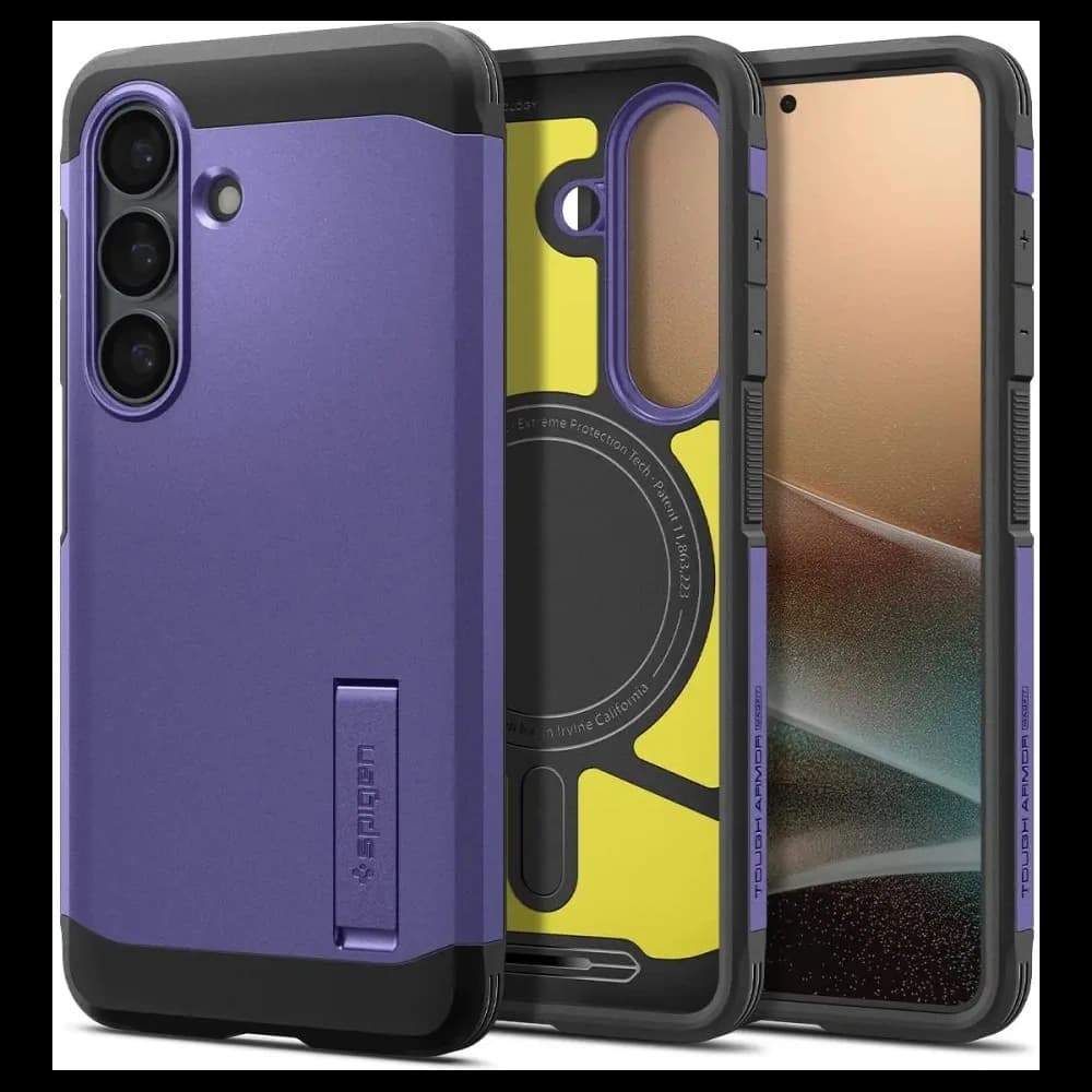 Spigen Tough Armor Mag MagSafe Samsung Galaxy S26 Asche Violett
 - 1