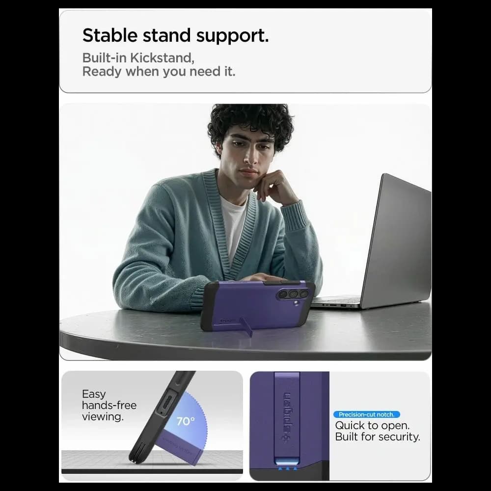 Spigen Tough Armor Mag MagSafe Samsung Galaxy S26 Asche Violett
 - 10