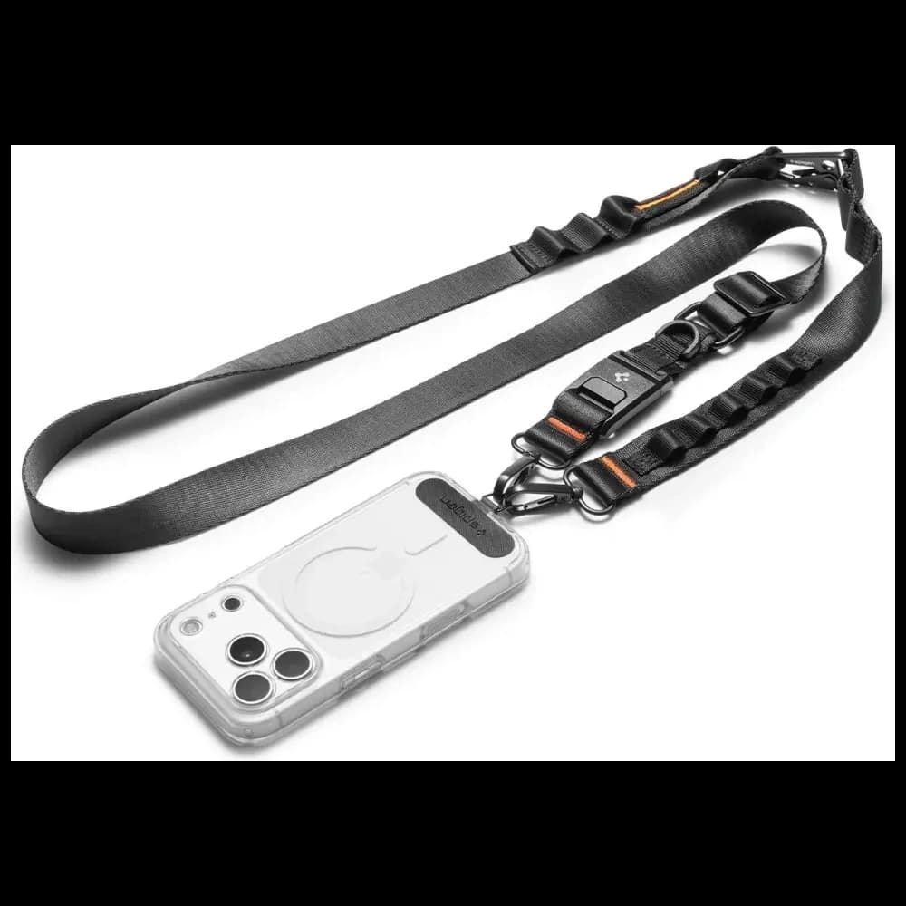 Spigen DA30M Universal Lanyard Strap Crossbody Black - 1