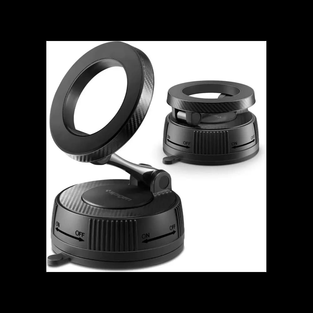 Spigen MFT36 Vacuumlock Magnetischer MagSafe Dashboard Auto Halter Schwarz
 - 1