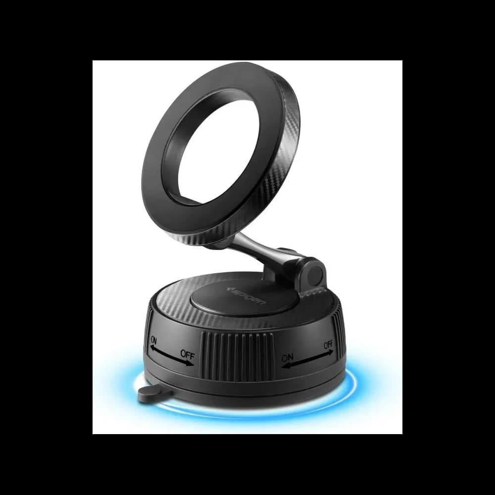 Spigen MFT36 Vacuumlock Magnetischer MagSafe Dashboard Auto Halter Schwarz
 - 2