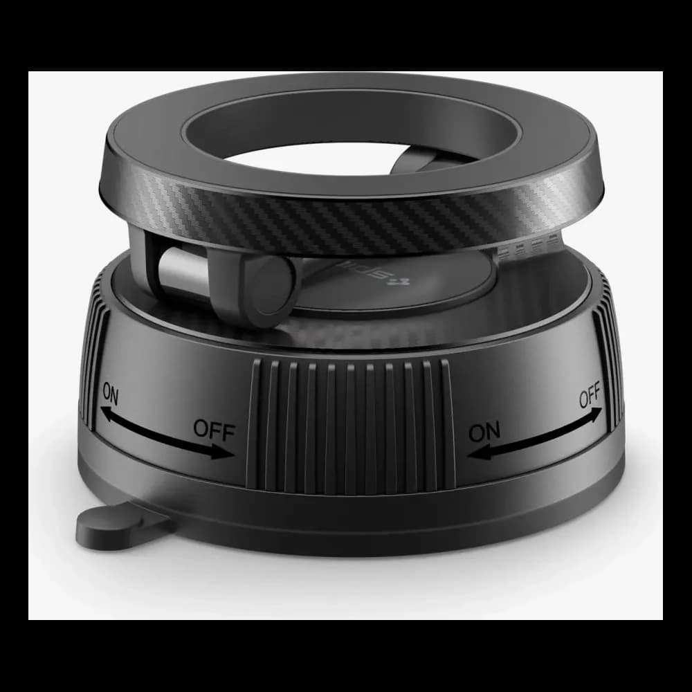 Spigen MFT36 Vacuumlock Magnetischer MagSafe Dashboard Auto Halter Schwarz
 - 3