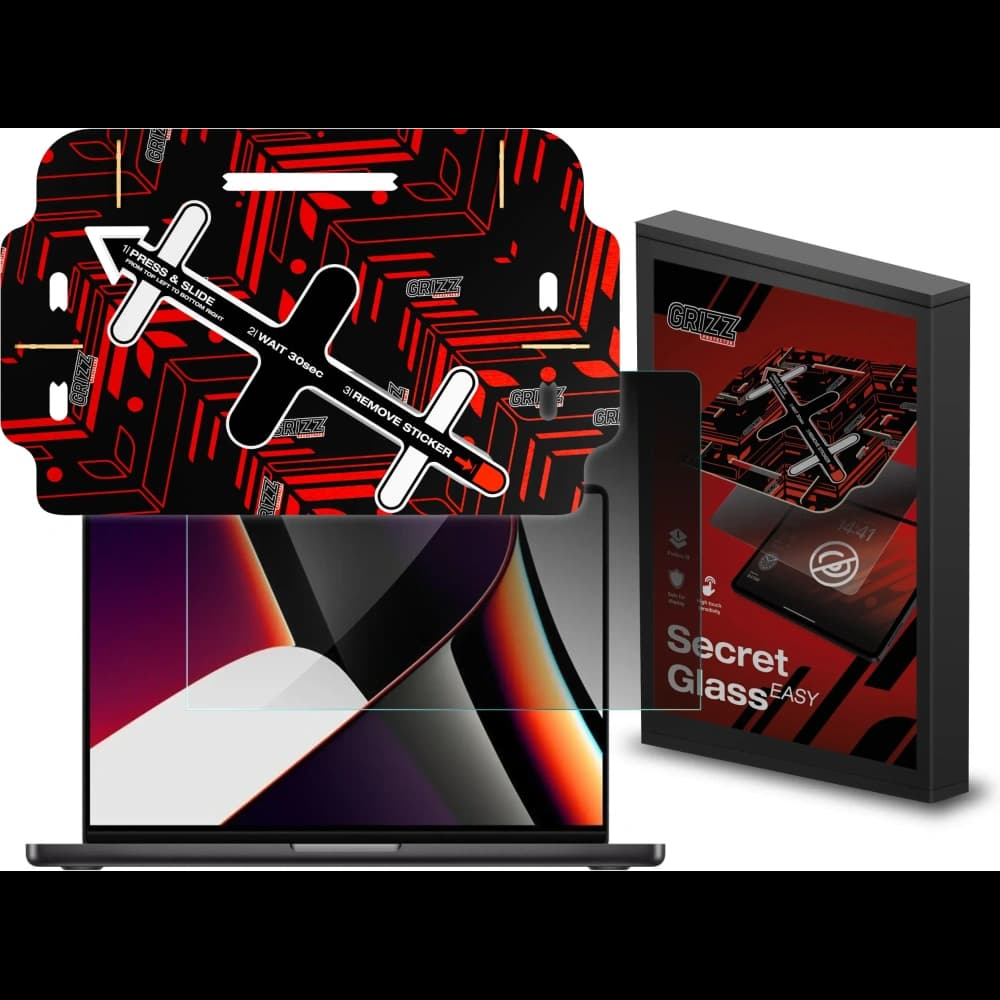 GrizzGlass SecretGlass Easy Apple MacBook Pro 14" M5 2025 - 1