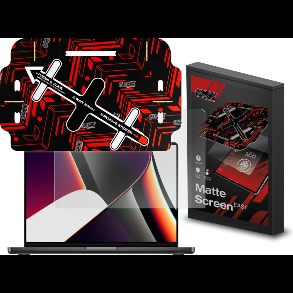 GrizzGlass MatteScreen Easy Apple MacBook Pro 14" M5 2025 - 1
