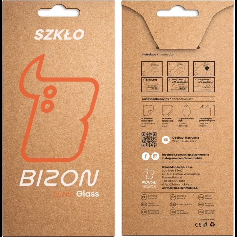 Bizon Glass Lens Xiaomi Redmi Note 15 4G [2 PACK]
 - 6