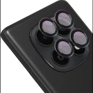 Szkło na aparat Bizon Glass Snap Lens do Xiaomi Redmi Note 15 4G czarna ramka