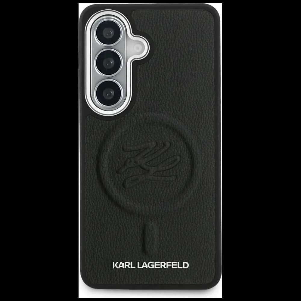 Karl Lagerfeld Embossed Ring Initials MagSafe Samsung Galaxy S26+ Plus black - 3