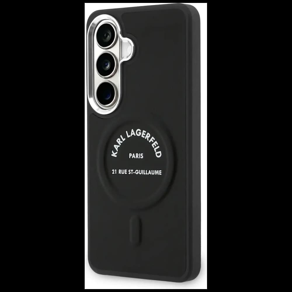 Karl Lagerfeld Embossed Ring RSG Logo MagSafe Samsung Galaxy S26 black - 2