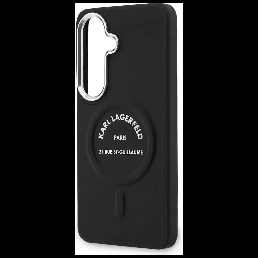 Karl Lagerfeld Embossed Ring RSG Logo MagSafe Samsung Galaxy S26 black - 6