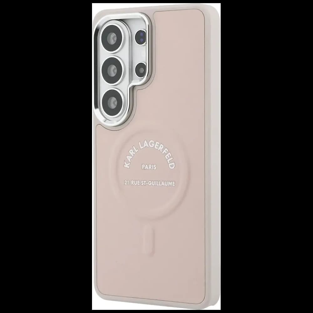 Karl Lagerfeld Embossed Ring RSG Logo MagSafe Samsung Galaxy S26 Ultra pink - 2