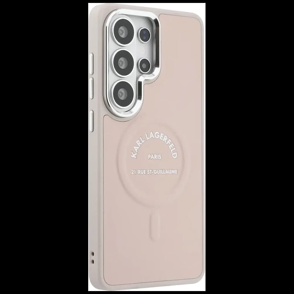 Karl Lagerfeld Embossed Ring RSG Logo MagSafe Samsung Galaxy S26 Ultra pink - 4