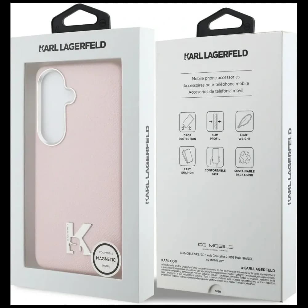 Karl Lagerfeld K Metall-Logo MagSafe Samsung Galaxy S26 pink
 - 8