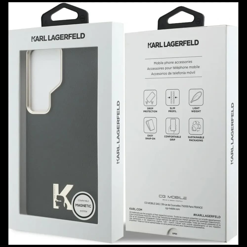 Karl Lagerfeld K Metall-Logo MagSafe Samsung Galaxy S26 Ultra schwarz
 - 8