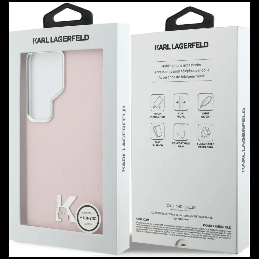 Karl Lagerfeld K Metall-Logo MagSafe Samsung Galaxy S26 Ultra pink
 - 8