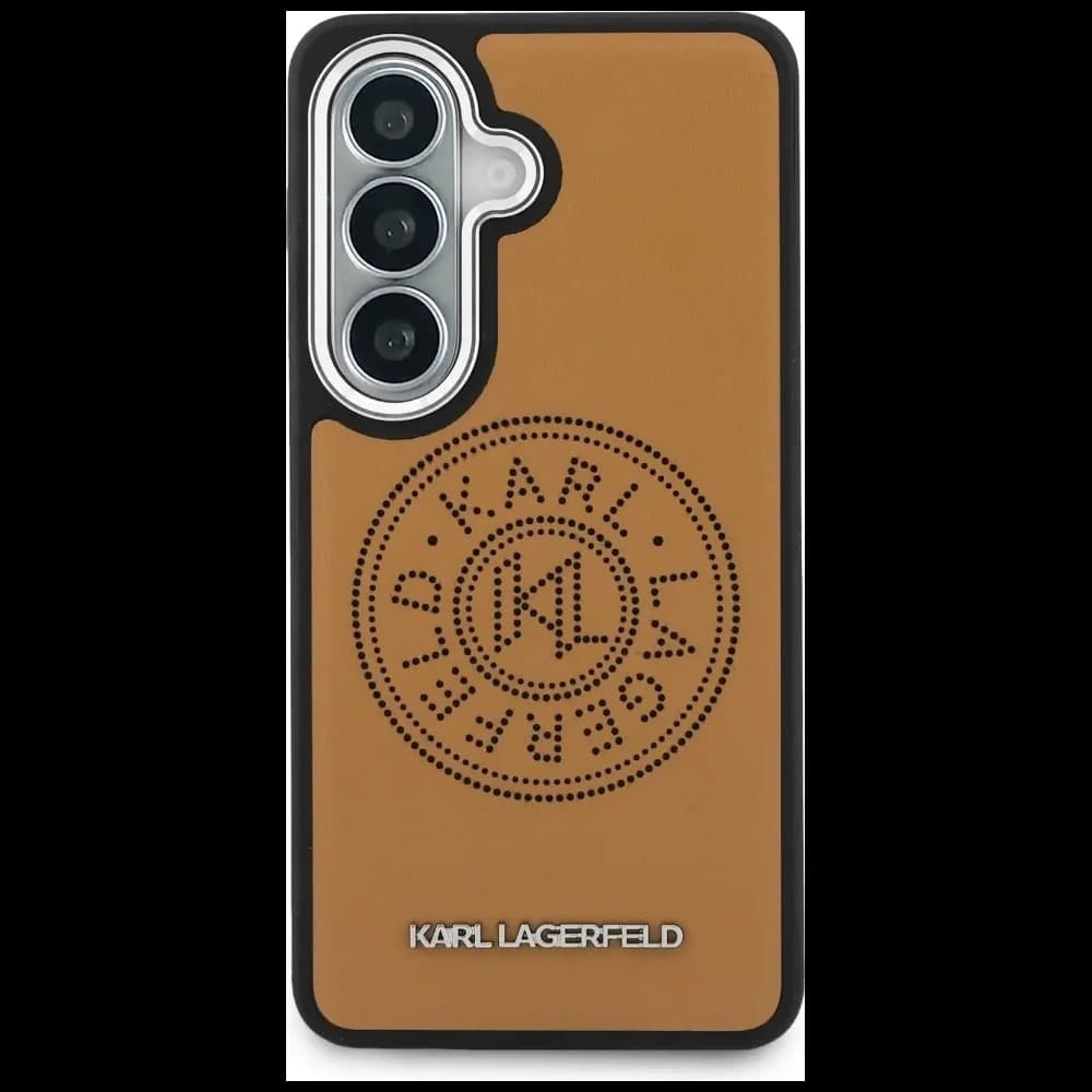 Karl Lagerfeld Perforiertes KL MagSafe Samsung Galaxy S26 braun
 - 3