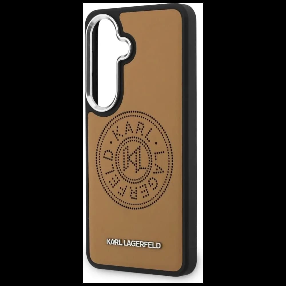 Karl Lagerfeld Perforiertes KL MagSafe Samsung Galaxy S26 braun
 - 6
