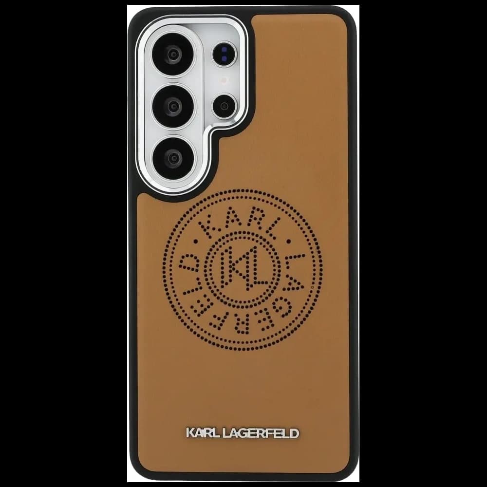 Karl Lagerfeld Perforated KL MagSafe Samsung Galaxy S26 Ultra brown - 3