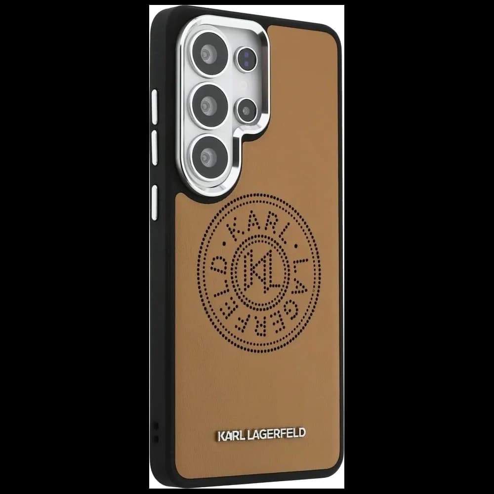 Karl Lagerfeld Perforated KL MagSafe Samsung Galaxy S26 Ultra brown - 4