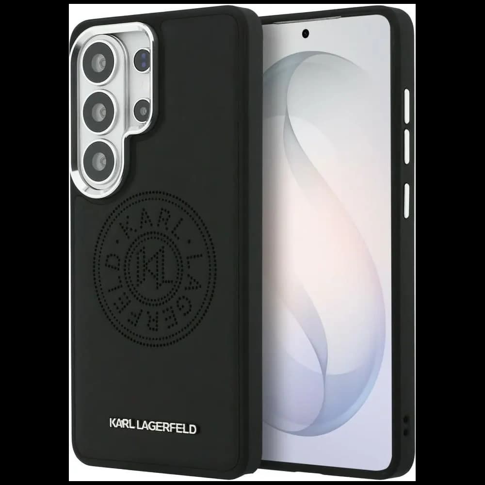 Karl Lagerfeld Perforated KL MagSafe Samsung Galaxy S26 Ultra black - 1